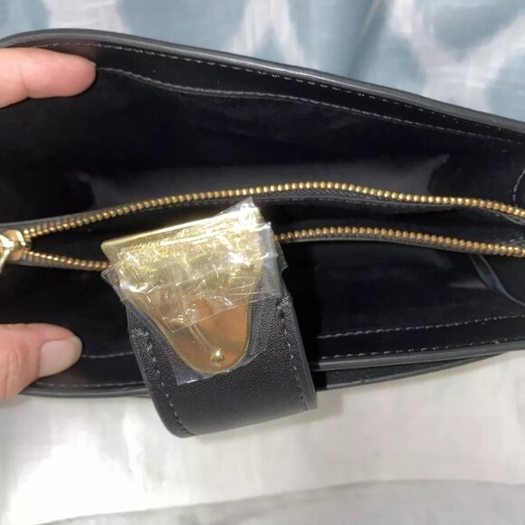 Calvin Klein The Statement Series Lock Black with Gold hardware, NWT - Picture 2 of 3